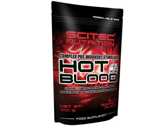 Scitec, Booster, Hot Blood 3.0, 100 g, blue guarana Scitec