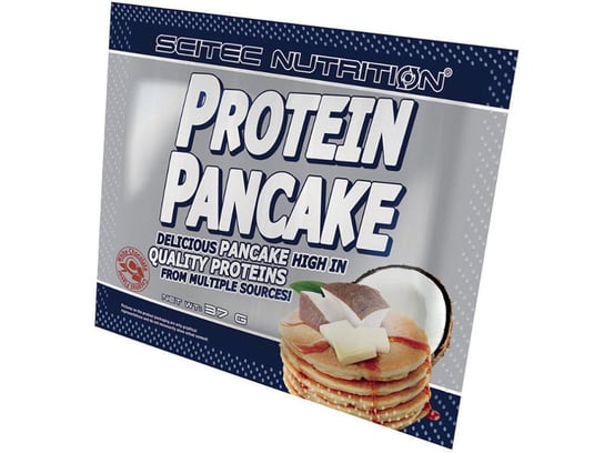 Scitec, Naleśniki, Protein Pancakes, 37 g, biała czekolada-kokos Scitec