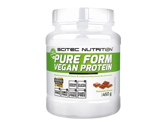 Scitec, Odżywka białkowa, Pure From Vegan Protein, 450 g, orzech-toffi Scitec