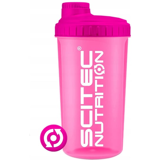 SCITEC Shaker 700ml Neon Pink Transparent Scitec Nutrition