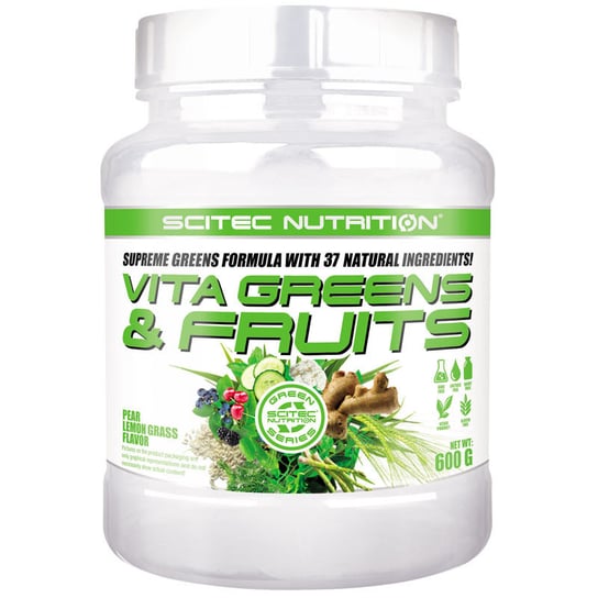 Scitec Vita Greens&Fruits 600G Pear Lemon Grass Scitec Nutrition