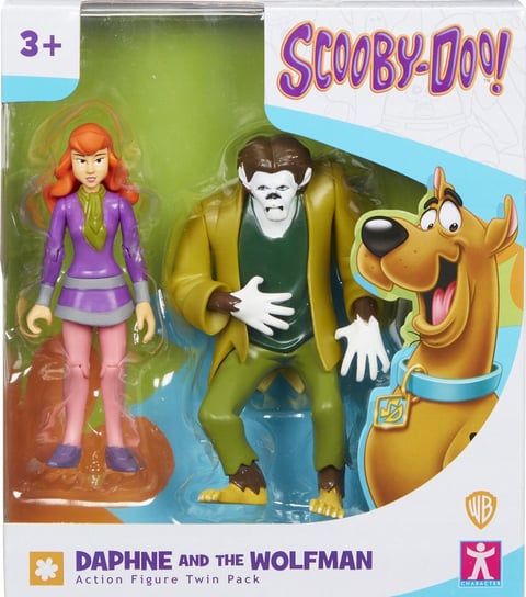 Scooby-Doo Figurki 2-Pak Daphne + Człowiek Wilk Character