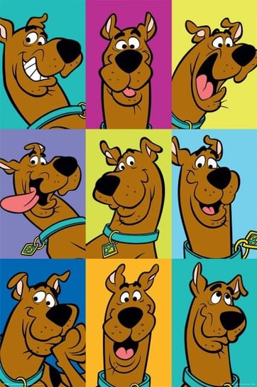 Scooby Doo The Many Faces of Scooby - plakat 61x91,5 cm Scooby Doo