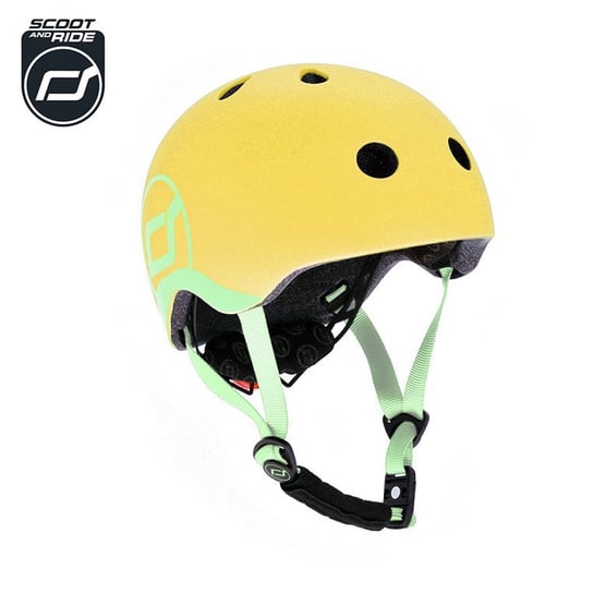 Scoot and Ride, Kask dziecięcy, żółty, 12m+, rozmiar XXS-S Scoot and Ride