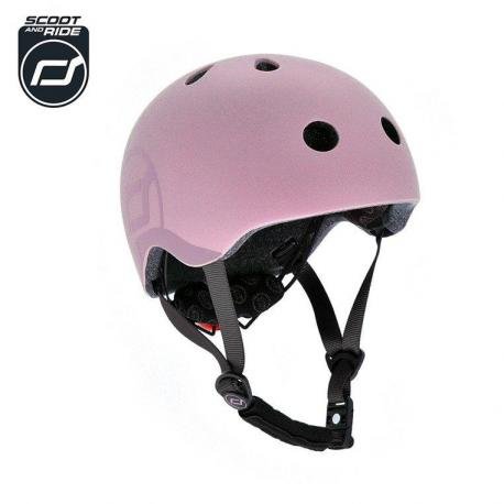 Scoot and Ride, Kask rowerowy, Rose, fioletowy, 3+, rozmiar S/M Scoot and Ride
