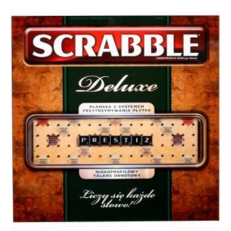 Scrabble, gra logiczna Scrabble Prestiż Deluxe, P9460 Scrabble