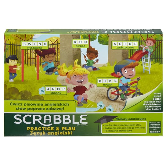 Scrabble Practice And Play, gra edukacyjna, Scrabble Scrabble