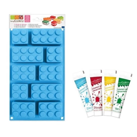 Scrapcooking - Pudełko na formy silikonowe z klocków Lego + Youdoit