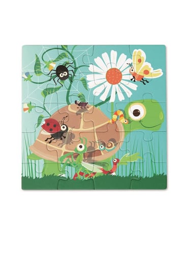 Scratch, puzzle, magnetyczne - książka podróżna W ogrodzie, 2x20 el. Scratch