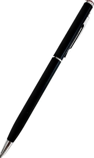 Scribblicious- Długopis czarny z czerwonym brylantem Czarny Inna marka
