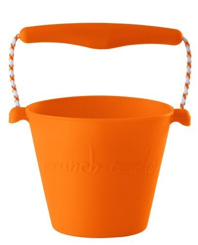 Scrunch-bucket, zabawki do piasku Składane wiaderko, pomarańczowy Scrunch