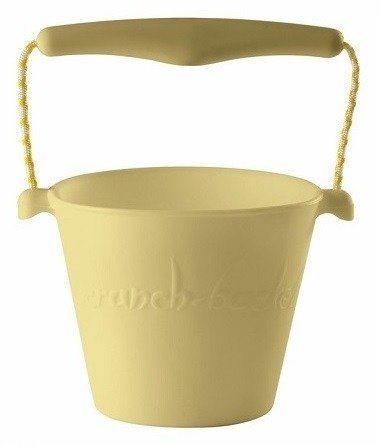 Scrunch-bucket, zabawki do piasku Składane wiaderko, żółty Scrunch