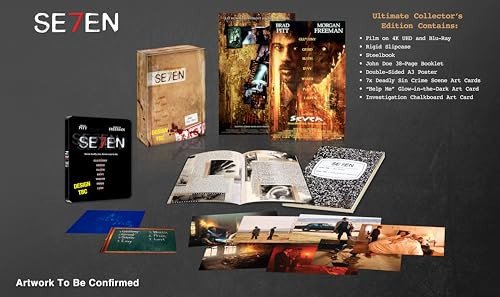 Se7en (aka Seven) Limited (steelbook) Ultimate Collectors Edition (Siedem) Various Directors