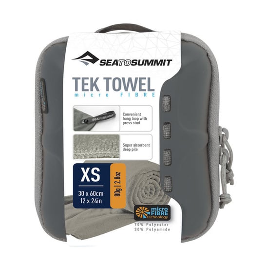 Sea To Summit, Ręcznik, Tek Towel - ATTTEK/GY, rozmiar XS Sea To Summit