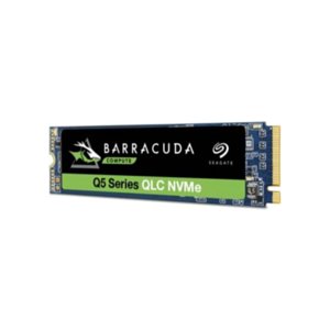 Seagate BarraCuda Q5 SSD, 500 GB, wewnętrzny dysk SSD, M.2 NVMe PCIe Gen3 ×4, 3D QLC, do komputerów stacjonarnych lub laptopów (ZP500CV3A001) Seagate