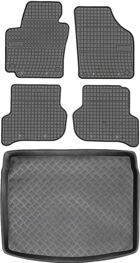 Seat Altea Minivan od 2004-2015r. Bagażnik MIX-PLAST 27011 + Dywaniki FROGUM 0403 Max-Dywanik