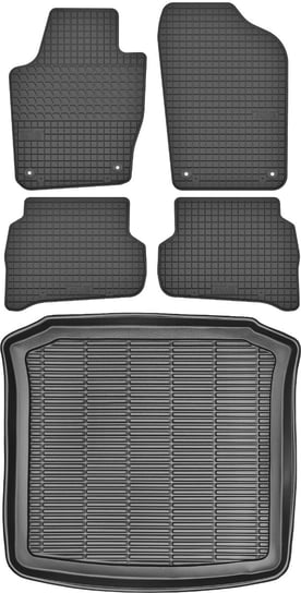 Seat Ibiza IV ST / Kombi od 2010-2017r. Bagażnik MAX-DYWANIK 911805 + Dywaniki MOTOHOBBY 160202 Max-Dywanik