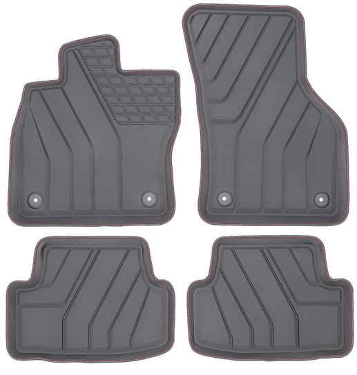 Seat Leon Iii Iv/Vw Golf Vii Viii Dywaniki Wycieraczki Gumowe Amalplast Ap1101 Max-Dywanik