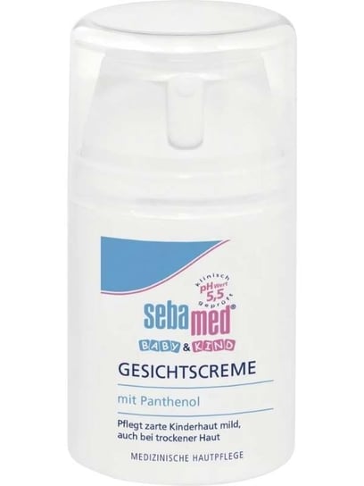 Sebamed Baby, Krem Do Twarzy Z Pantenolem Bezpieczny Kojący, 50ml Sebamed