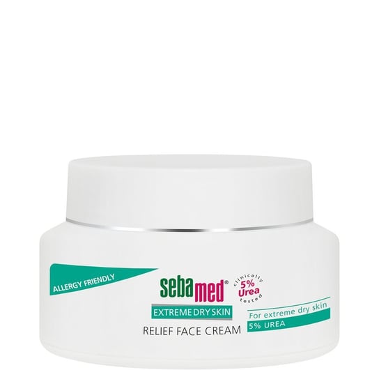 Sebamed Extreme Dry Skin Relief Face Cream 5% Urea, Kojący Krem Do Cery Bardzo Suchej, 50ml Sebamed