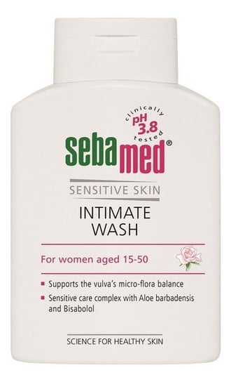 Sebamed, Sensitive Skin Intimate Wash pH 3.8, Emulsja do higieny intymnej, 200 ml Sebamed