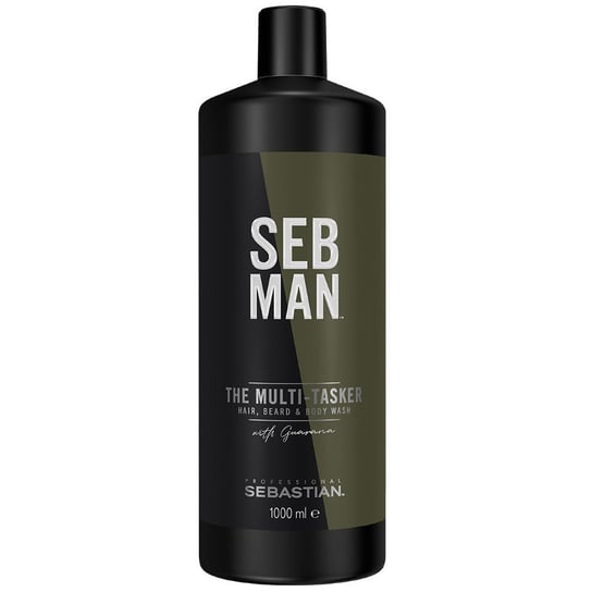 Sebastian, Seb Man The Multi-Tasker, szampon do włosów zarostu i ciała 3w1, 1000 ml Sebastian Professional