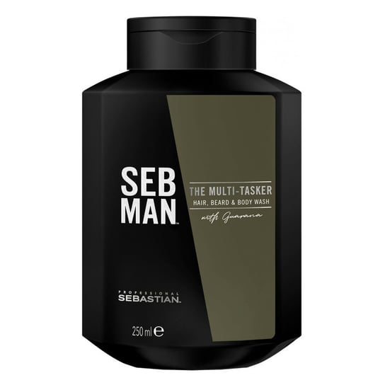 Sebastian, Seb Man The Multi-Tasker, szampon do włosów zarostu i ciała 3w1, 250 ml Sebastian Professional