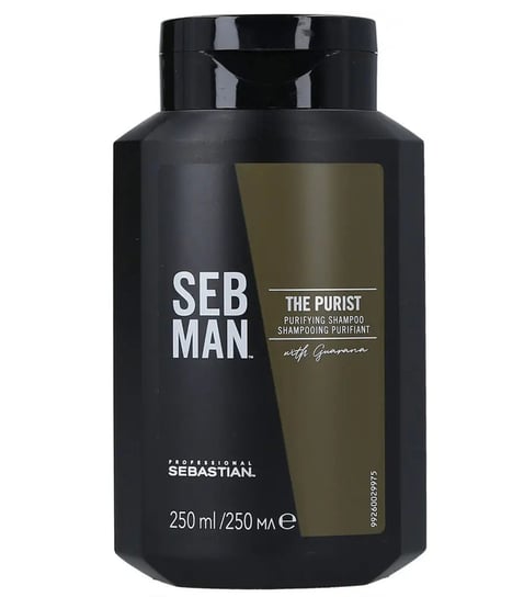 Sebastian, SebMan The Purist, szampon oczyszczający do włosów, 250 ml Sebastian Professional