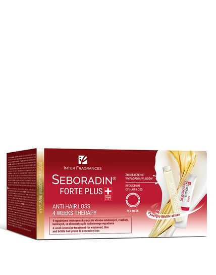 Seboradin, Forte Plus, Ampułki 24 szt + serum 4 szt Seboradin