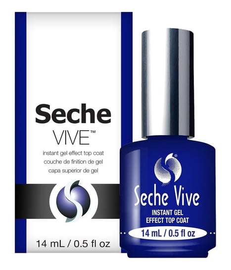 Seche, Vive, top żelowy szybkoschnący, utwardzający, 14 ml Seche