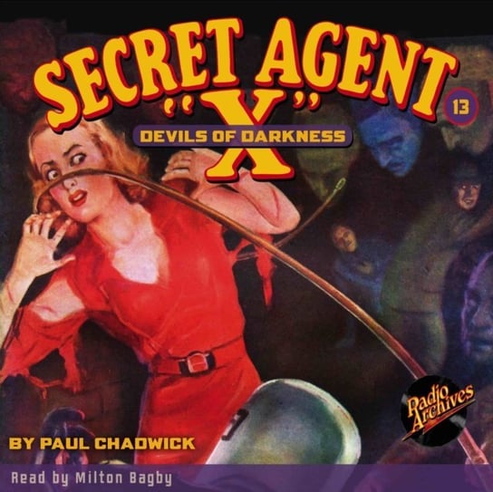 Secret Agent X #13 Devil's of Darkness Brant House, Milton Bagby