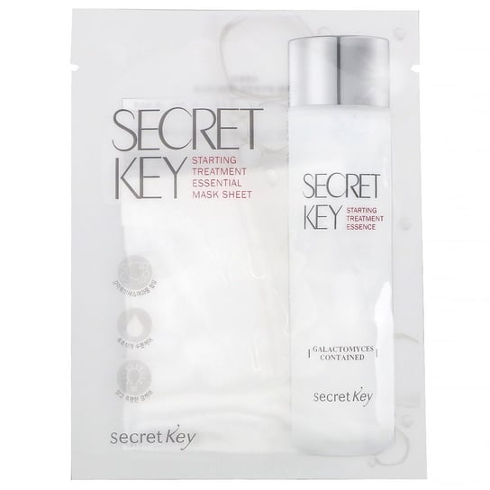 Secret Key, Starting Treatment Essential, Nawilżająca maska w płachcie, 30 g Secret Key