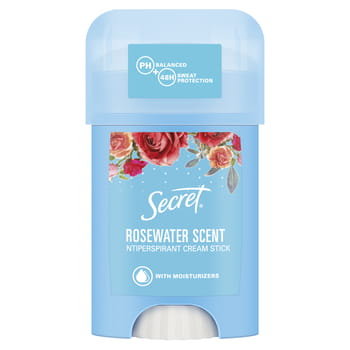 Secret Rosewater Scent Dezodorant Antyperspiracyjny W Kremie, 40 ml Secret