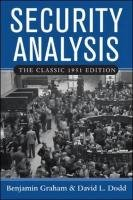 Security Analysis Dodd David L., Graham Benjamin