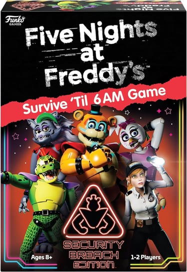 Security Breach Five Nights At Freddy's, gra planszowa, Funko Games Funko