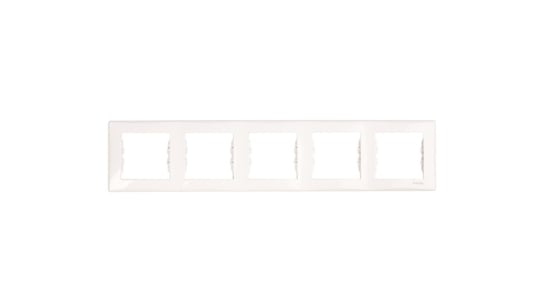 Sedna Ramka pięciokrotna biała pozioma SDN5800921 Schneider Electric