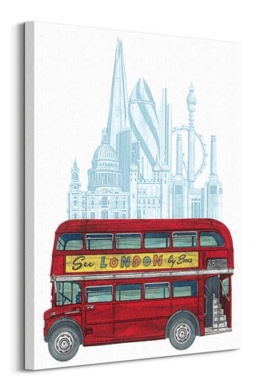 See London By Bus - obraz na płótnie Pyramid International