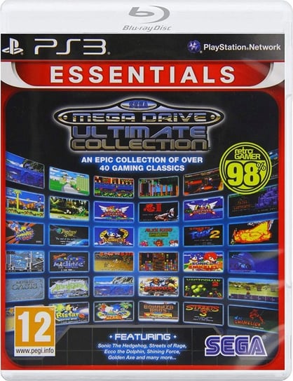 SEGA Mega Drive Ultimate Coll. 40 gier 16-bit PS3 Inny producent