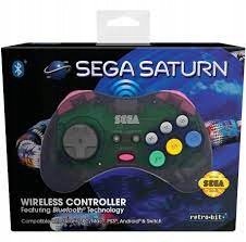 SEGA Saturn Grey Pad Bluetooth PC Switch Android Inny producent