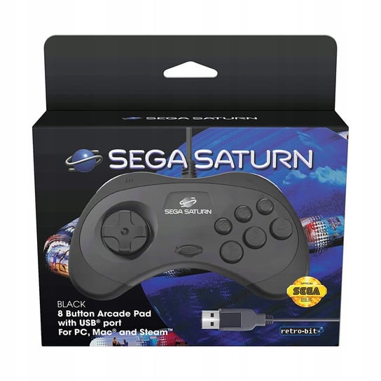 SEGA Saturn Official Pad USB PC Mega Drive Mini Inny producent