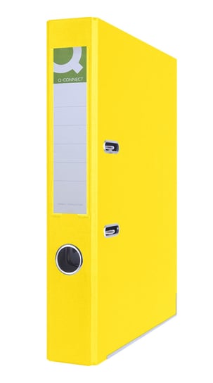 segregator q-connect hero z szyną, pp, a4/55mm, żółty Q-CONNECT