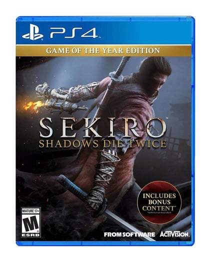 Sekiro Shadows Die Twice, PS4 FromSoftware