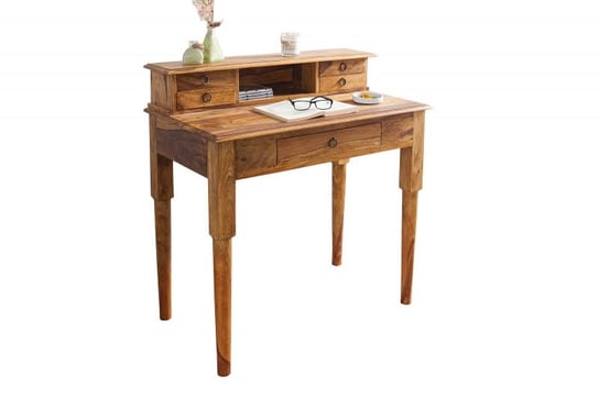 Sekretarzyk biurko Honey drewno sheesham 90cm (Z36340) Invicta Interior