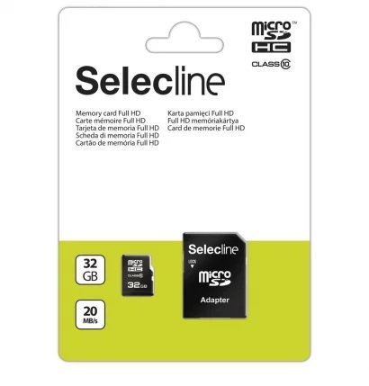 Selecline Karta Pamięci Micro Sd 32Gb + Adapter Selecline