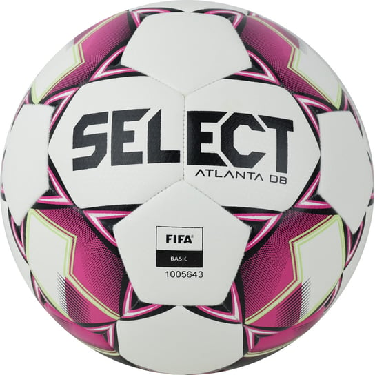 Select Atlanta DB FIFA Ball ATLANTA WHT-PIN, unisex, piłki do piłki nożnej, Białe Select