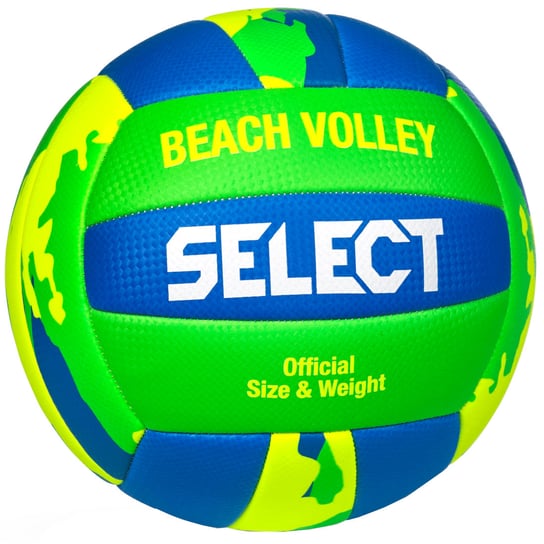 Select Beach Volley V22 Ball Beach Volley Gre-Blu Unisex Piłka Do Siatkówki Zielona Select