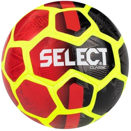Select Classic Ball CLASSIC RED-BLK, unisex, piłki do piłki nożnej, Czerwone Select