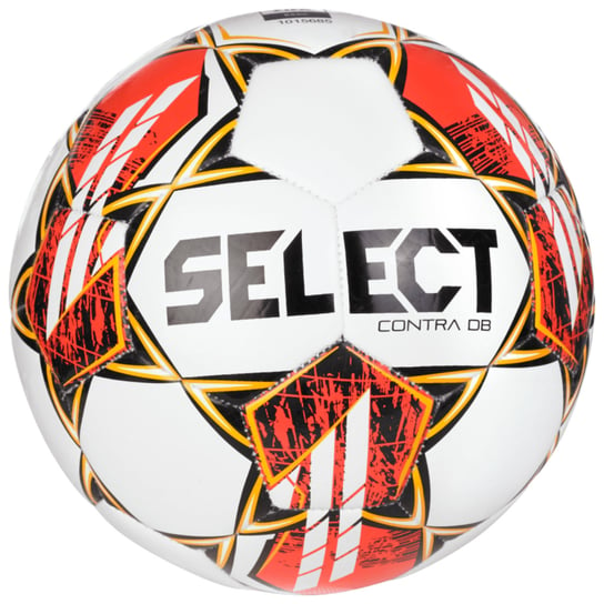 Select Contra DB V23 FIFA Basic Ball CONTRA WHT-RED, unisex, piłki do piłki nożnej, Białe Select