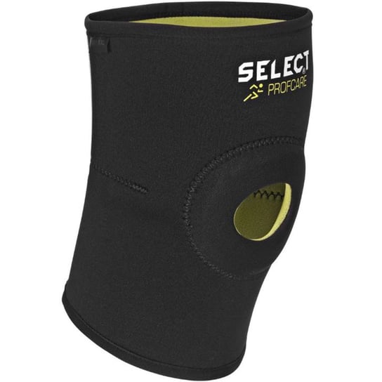 Select, Ochraniacz kolana z otworem na rzepkę, 6201, czarny, rozmiar L Select