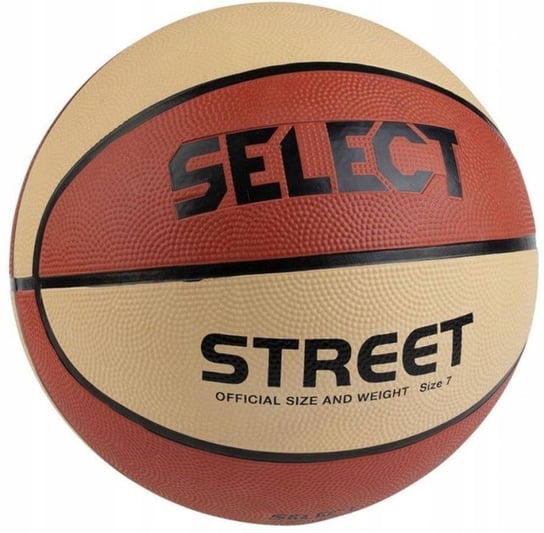 Select, Piłka do koszykówki, Street, brązowy, rozmiar 6 Select